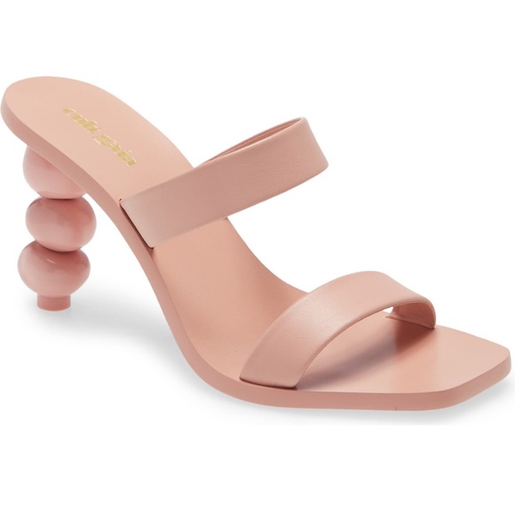 Cult Gaia Meta Slide Sandal - Blush 7US - Picture 1 of 4